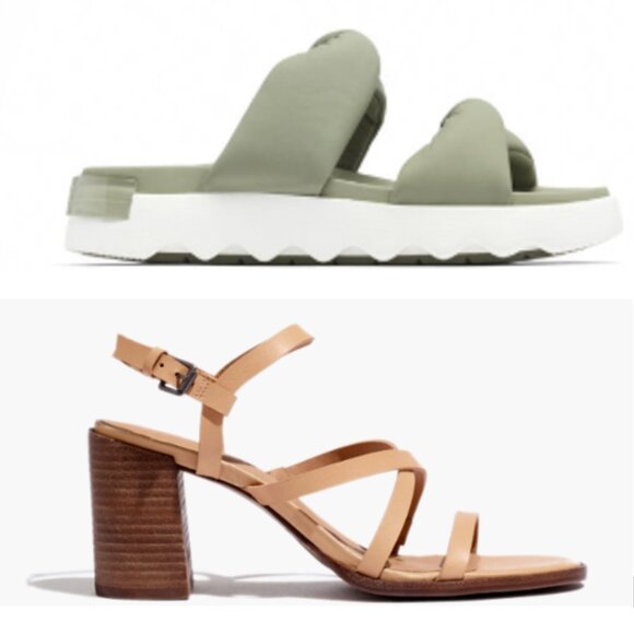 Sorel + Madewell sandals bundle - Picture 1 of 9